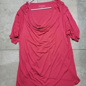 Soft surroundings cowl neck blouse/top